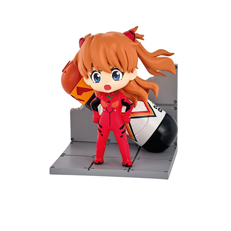 オリジナル EVA ネオン ジェネシス エヴァンゲリオン アニメ周辺グッズ おもちゃ 惣流・アスカ・ラングレー EVA-01 箱入り ガチャ アニメ アクション モデル フィギュア コレクション