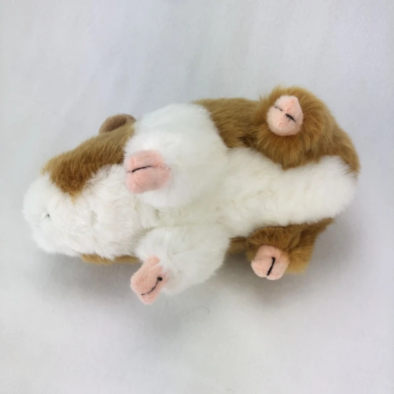 1Pc Real Life Two Color Guinea Pig Plush Toy Lifelike Mouse Rats Stuffed Animal Toys Birthday Educational Gifts for Kids