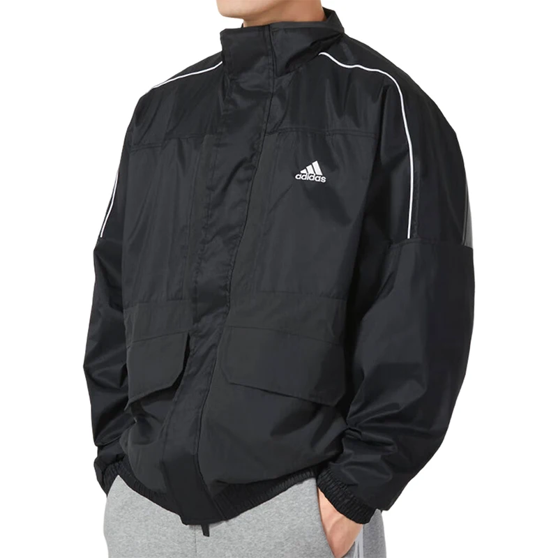 سترة أديداس أصلية شتوية جديدة للجنسين رياضية دافئة منسوجة IK7326 #5