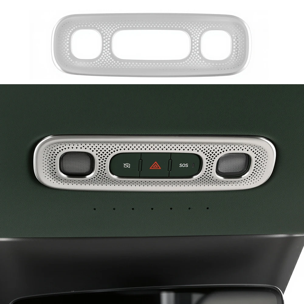 

Автомобильные передние и задние лампы для чтения, защита от царапин, звуковой сигнал из нержавеющей стали, защитный чехол для Xiaomi YU7 2025 2026, модифицированные аксессуары