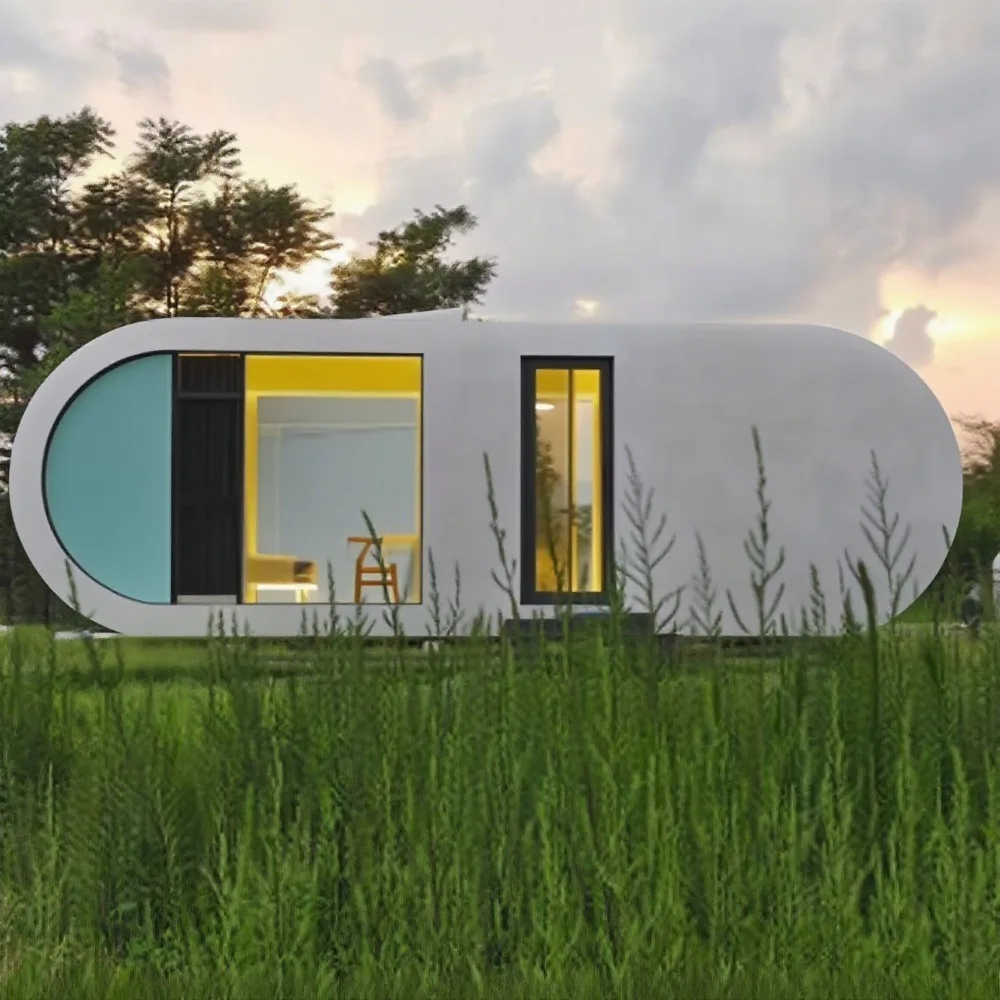 Hot Mini Modern Apple Cabin Portable Modular Tiny House Container Home Foldable  Houses Ready To Live in Prefab Homes