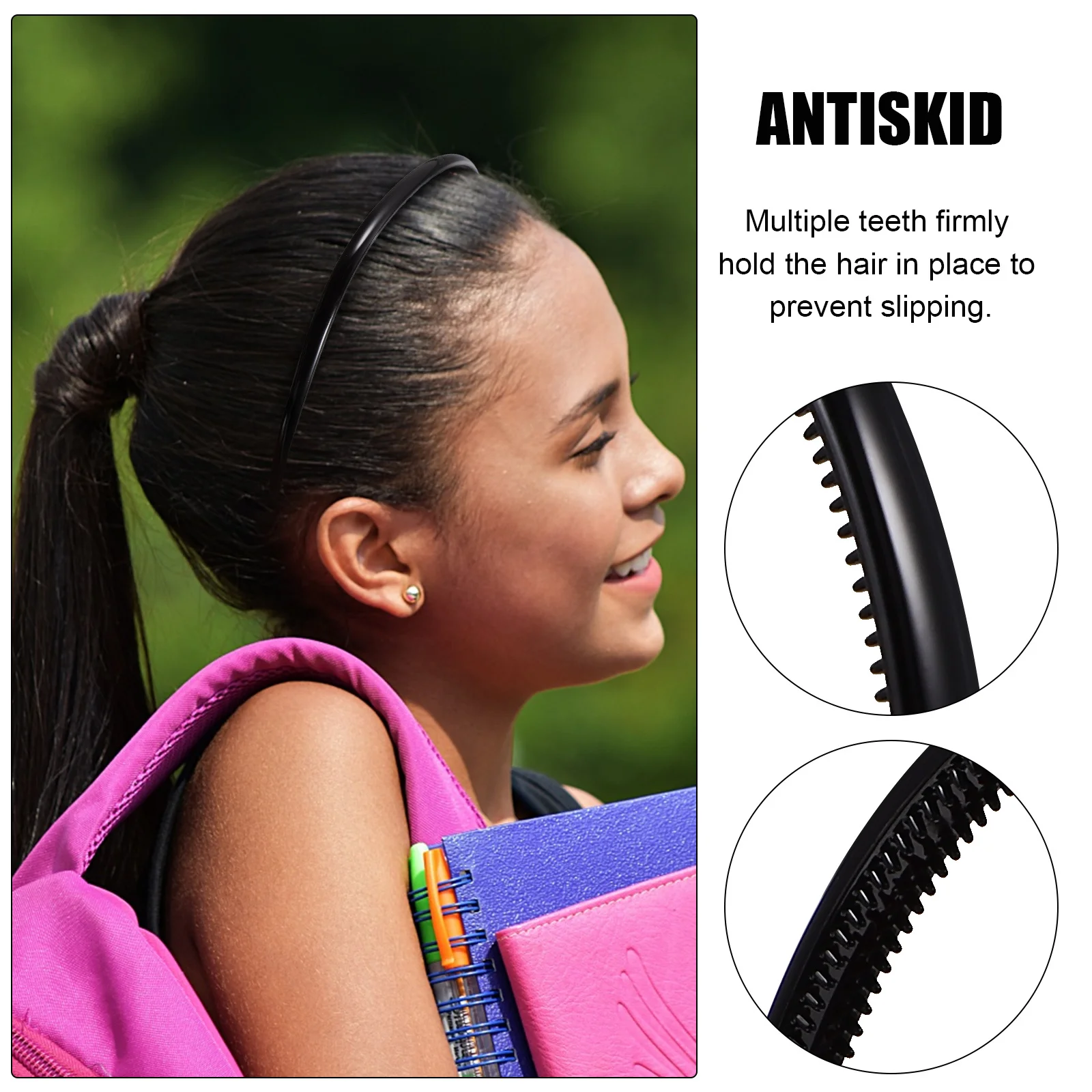 

4Pcs Solid Color Hair Bands Lightweight Durable Women Headbands Party Birthday Elegant Hair Hoops Decorative Accessories