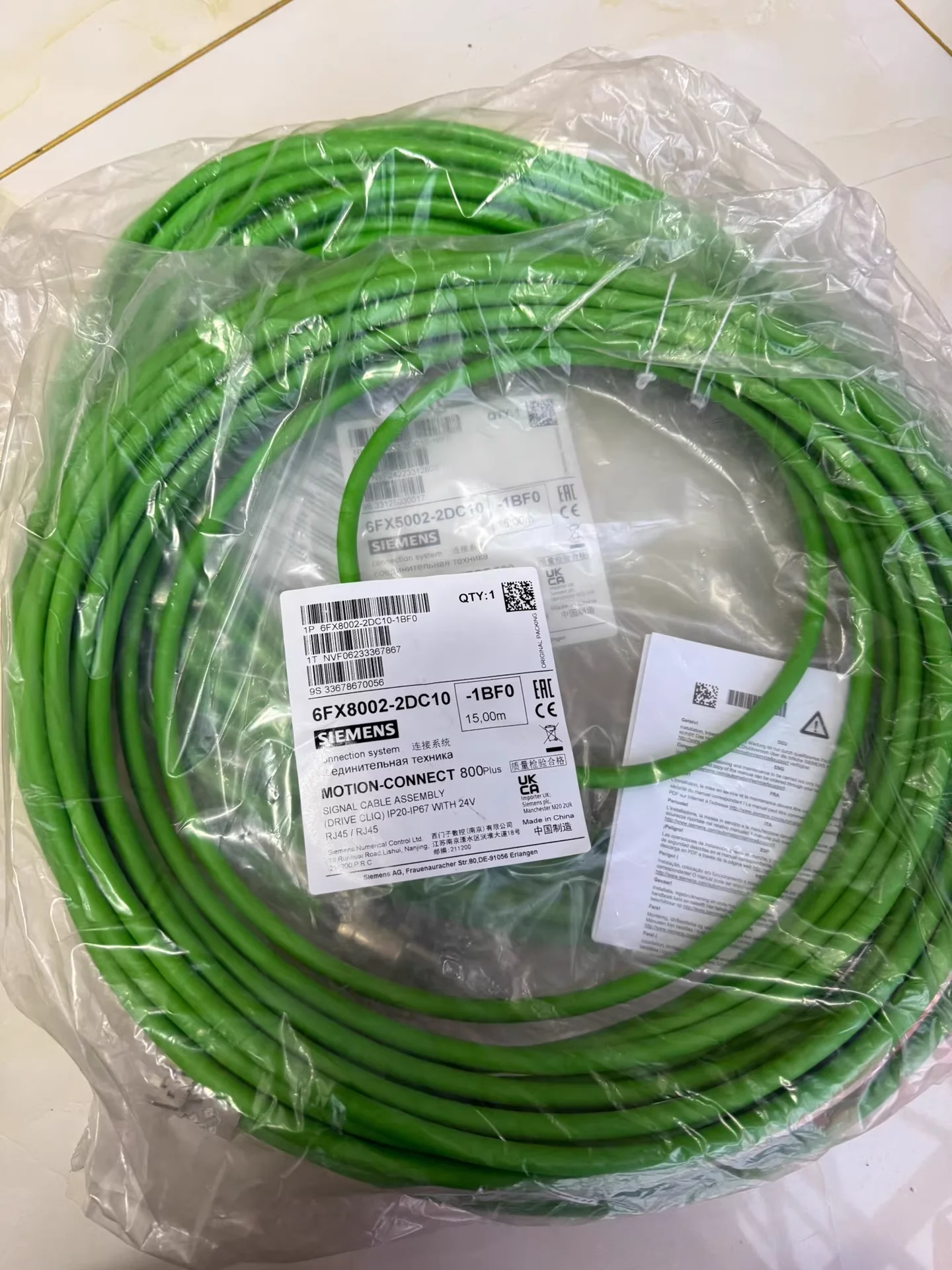 

6FX8002-2DC10-1BF0 6FX5002-5CN06-1BF0 6FX3002-5CL12-1BA0 Coding Line And Signal Line