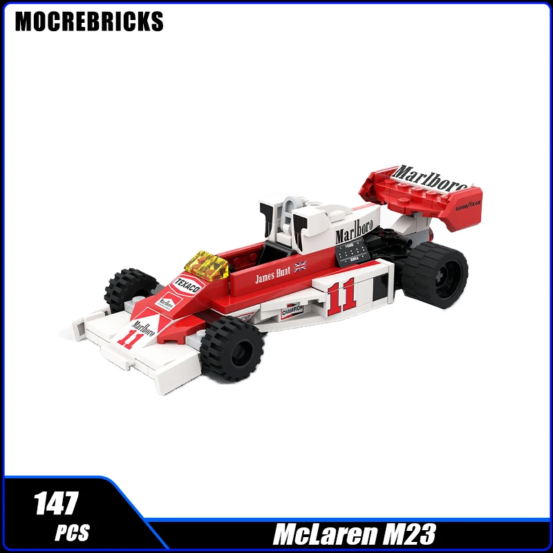 Classic Racing Miniscale Assembly Building Block Model City Speed Champion Vehicle Sports Car F1 Boys Brick Toys Gifts