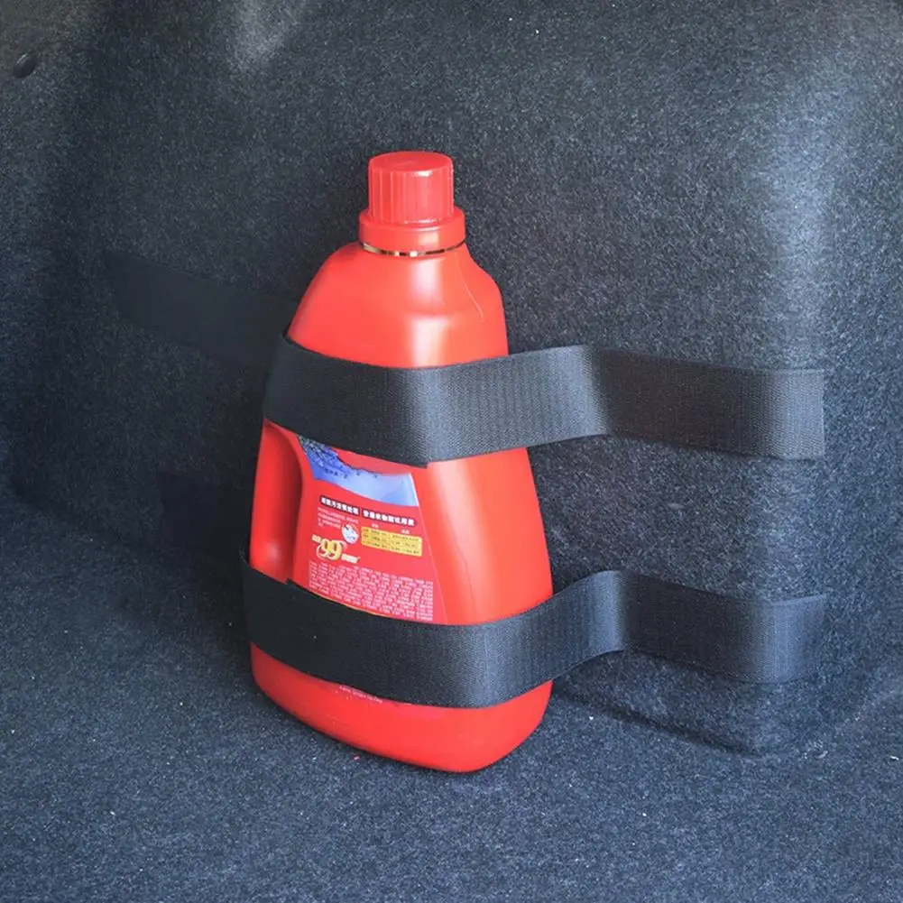 Car Trunk Organizer Elastic Fixing Strap Fire Extinguisher Fixing Strap Universal Storage Bracket Velcro Strip Auto Parts - view 4
