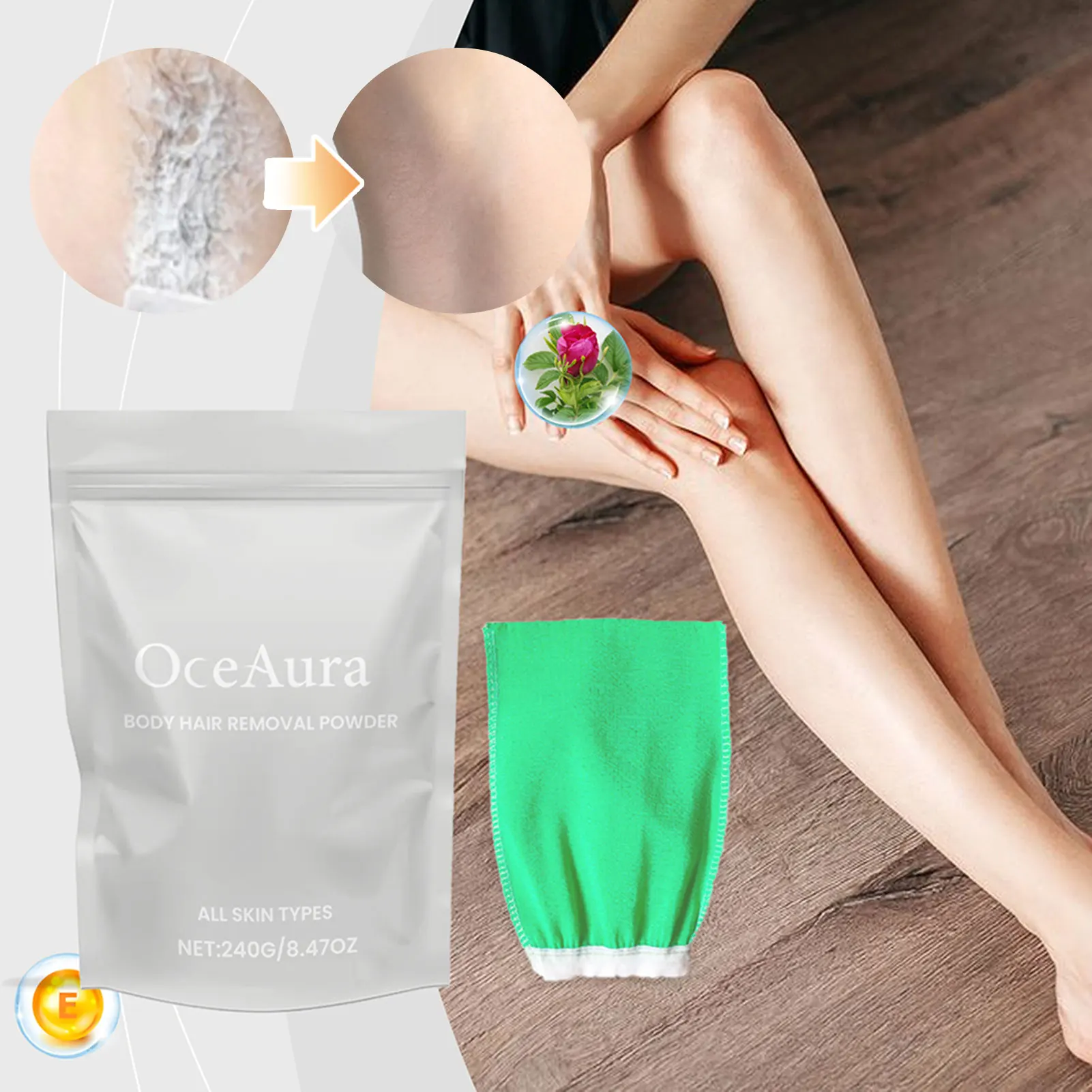 Body Hair Removal Powder Professional Effectively Hair Removal Cream For Women Men