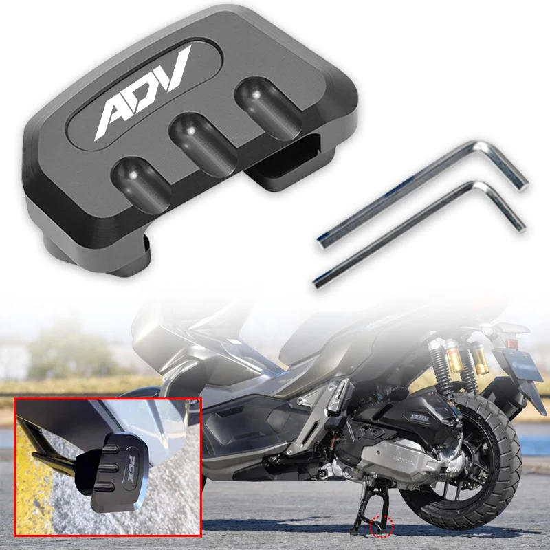 

Fit For HONDA ADV150 ADV160 ADV350 Motorcycle Foot Side Stand Enlarger Plate ADV 150 160 350 Footrest Kickstand Extension Pad