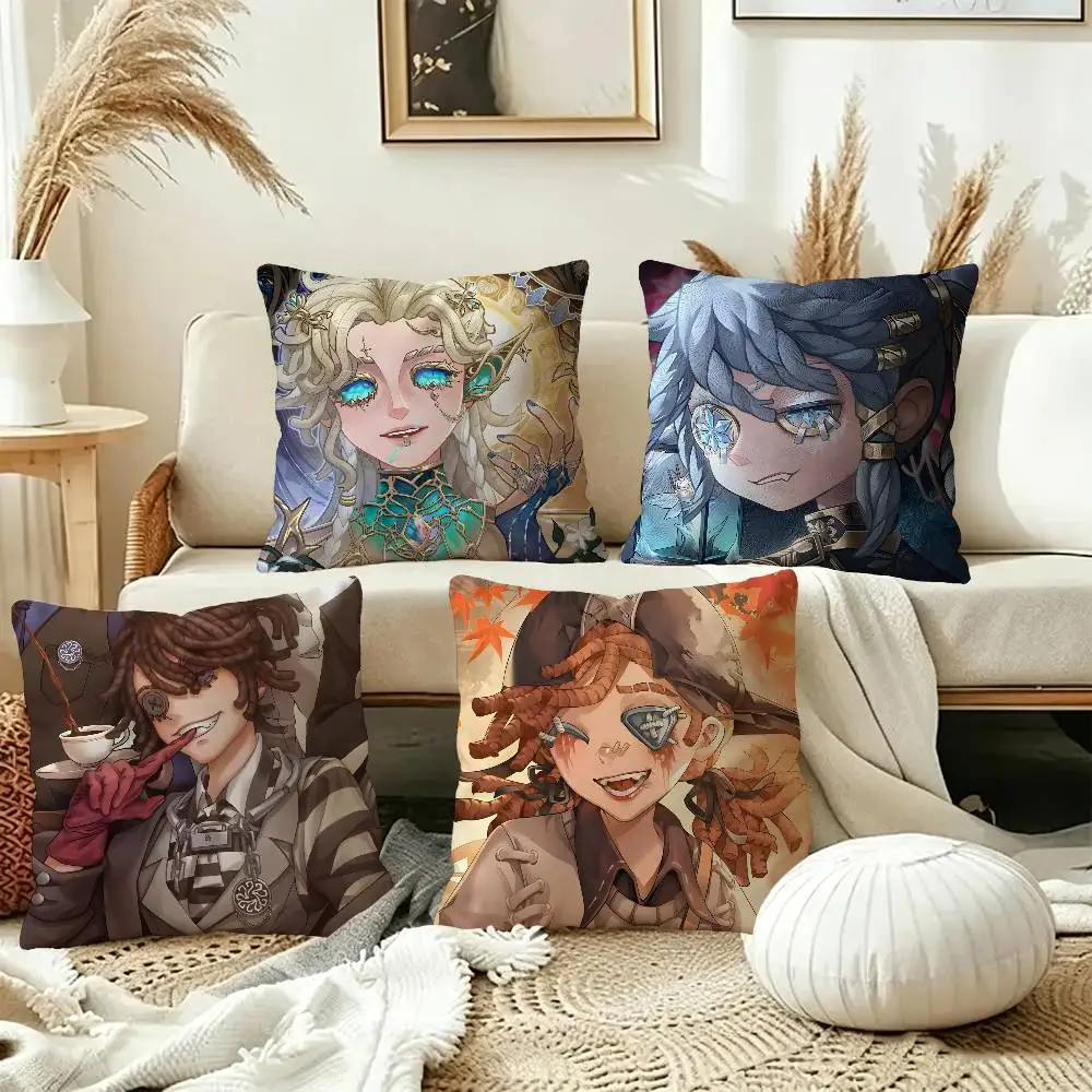 Horror Game Identity V Cushion Cover Inches Farmhouse Decor Home Throw Pillow Covers for Couch Decorations