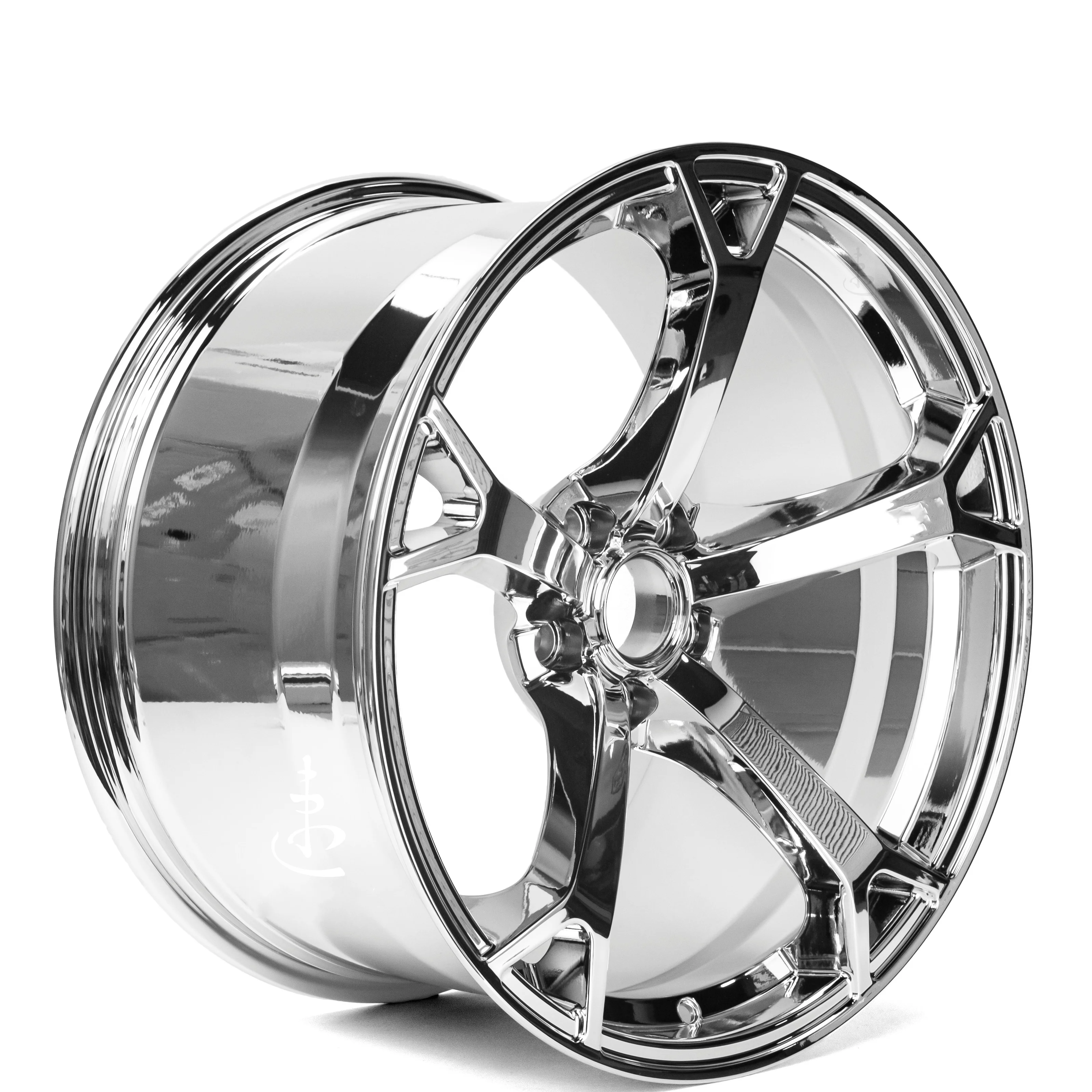 

SW in Stock Triple Chrome Gloss Silver 19" Concave Forged Wheel for Nissan 350Z, Infiniti Q50 Q60 G35 G37 370Z - V1