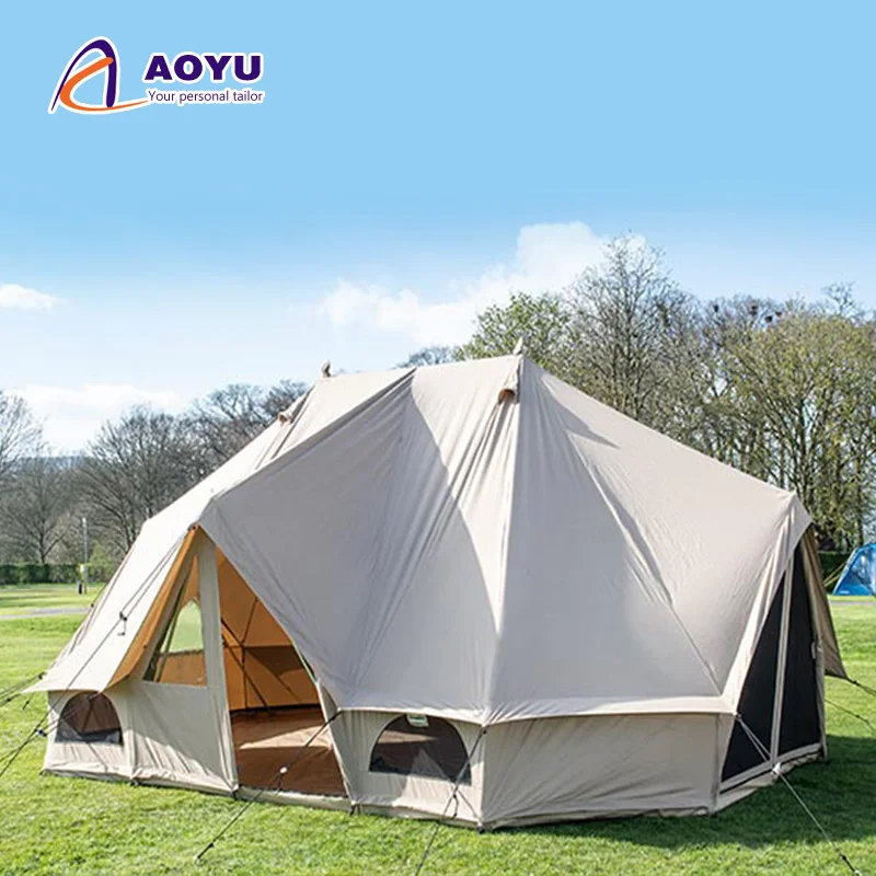 

Outdoor Camping Tent Family Luxury Tents Hotel Resort Glamping Canvas Cabin Tents