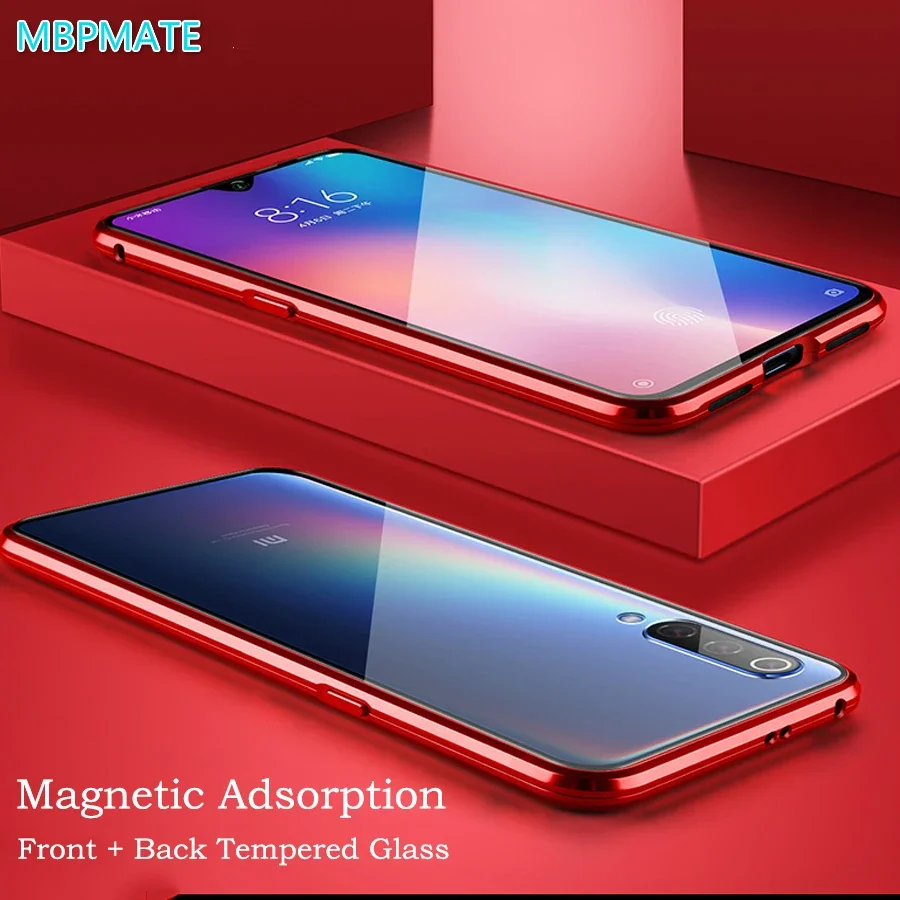 

Роскошный магнитный металлический чехол для Xiaomi Redmi Note 13 12 11 10 9T 8 Pro K70 K60 Poco X6 X5 F5 M3 Global Double Glass 360 Full Cove