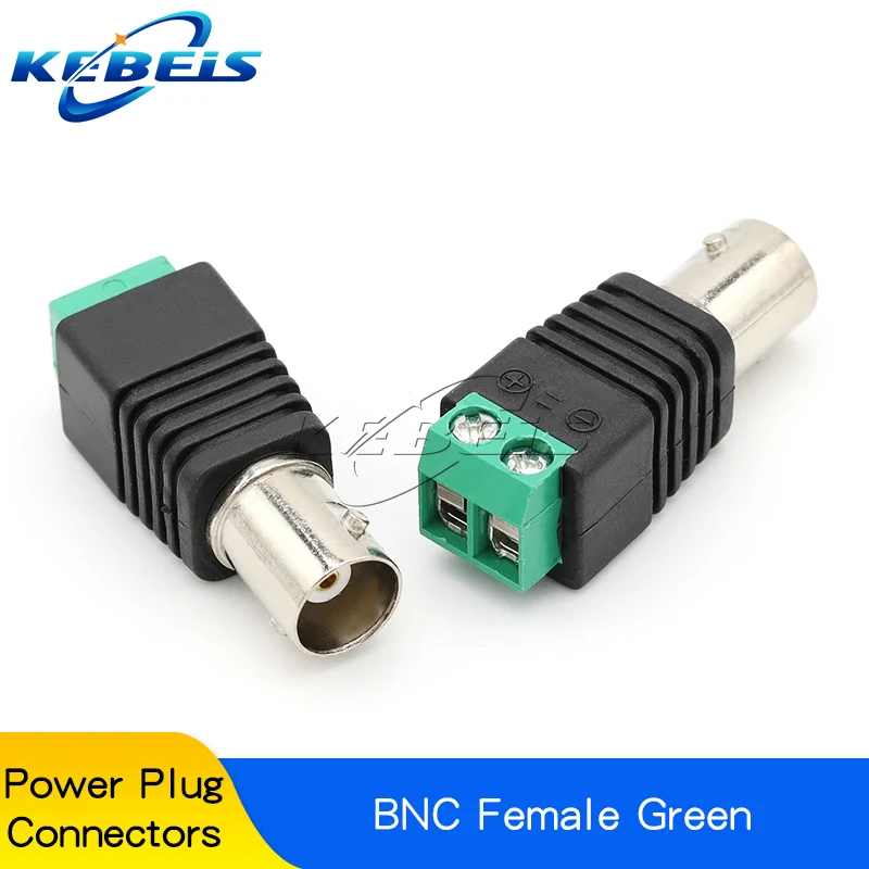 2/5/10 Stück DC 12V BNC-Steckverbinder (männlich/weiblich) 5,5*2,1mm/2,5mm Schweißfreie Stromversorgung DC-Steckeradapter Buchsen für LED-CCTV-Kameras