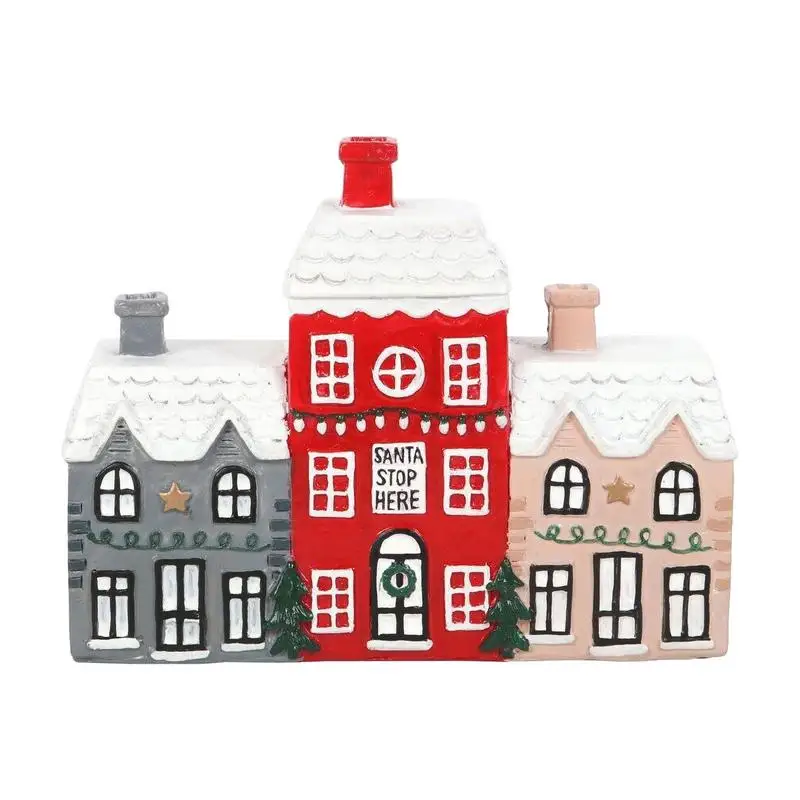 

Christmas Incense Burner Christmas Gingerbread House Incense Cone Burner Christmas Cabin Incense Burner Home Chimney Decorations