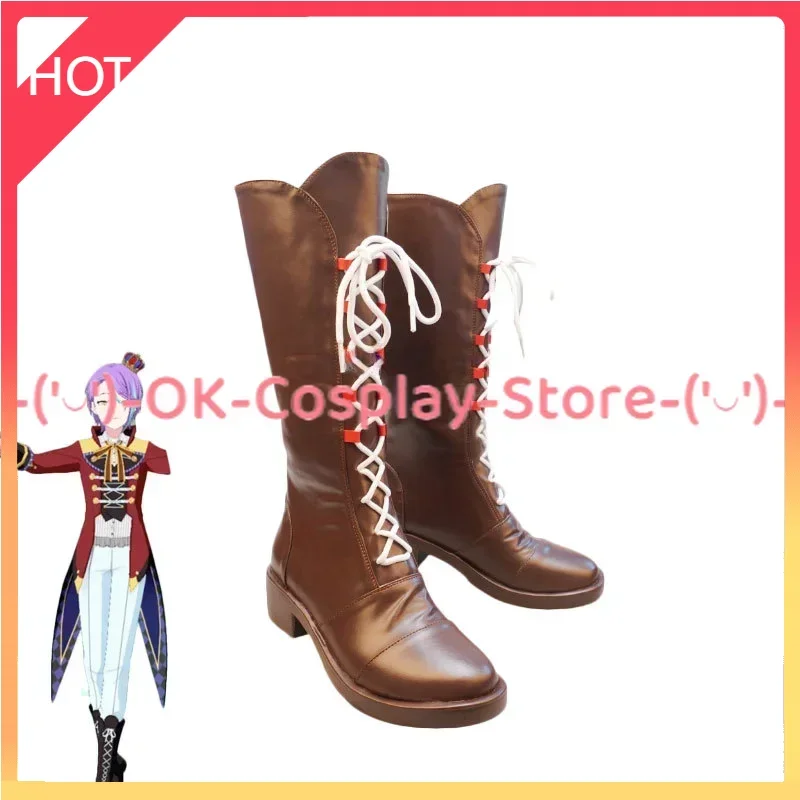 

[Custom Made] Kamishiro Rui Cosplay Shoes PU Leather Shoes Halloween Carnival Boots Cosplay Props