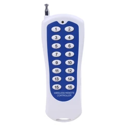 DC12V 16CH RF Wireless Remote Control 16 Keys Wireless Transmitter for Electronic Door Window Switch Alarm