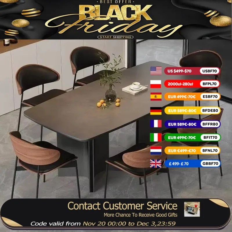 

Designer Unique Study Table Event Waterproof Rectangular Dining Coffee Table Salon Living Room Mesas Para Comedor Furniture Home