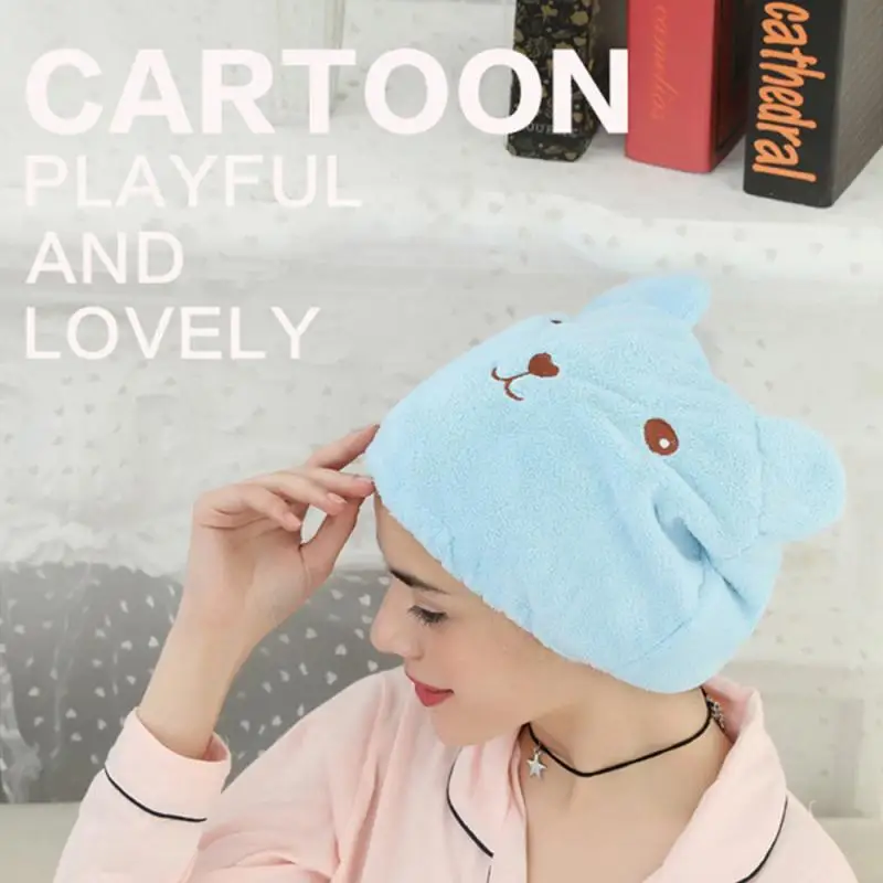 Dry Hair Towel Dry Hair Cap Not Stuffy Convenient Strong Water Absorption Superfine Fiber Quick Dry Luxury Microfiber Towels