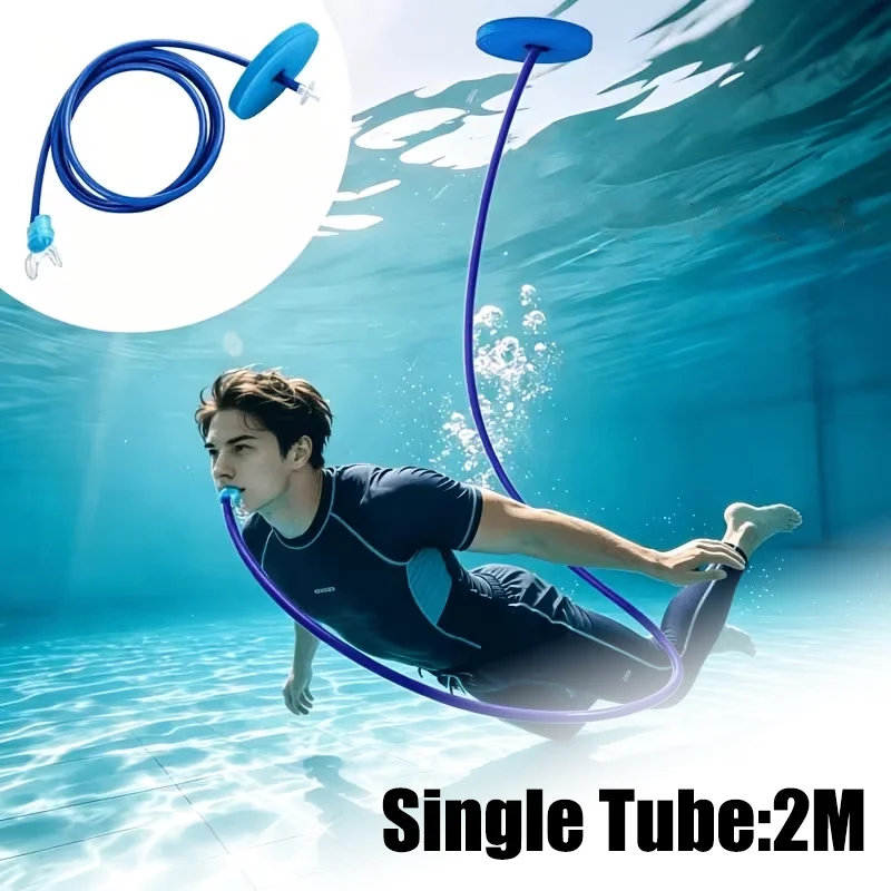 Foldable Dry Snorkel Silicone Anti Choking Swimming Snorkel 