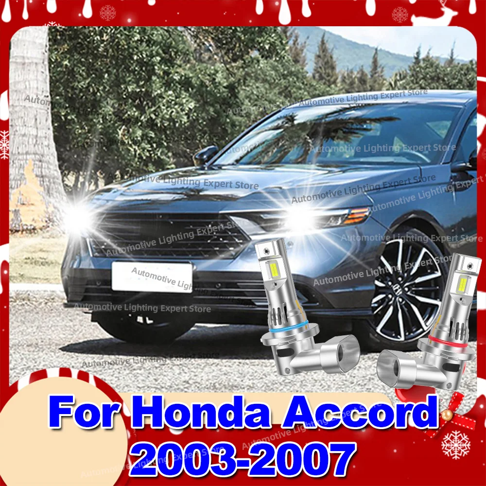 

2/4 шт. 30000LM турбо светодиодные фары 6000K Canbus лампочка 12 В для Honda Accord 2003 2004 2005 2006 2007
