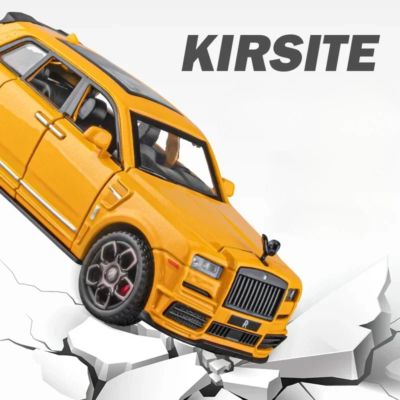 1:36 롤스로이스 컬리넌 하이 시뮬레이션 다이캐스트 금속 합금 모델 자동차 사운드 라이트 풀백 컬렉션, 어린이 장난감 선물 A589