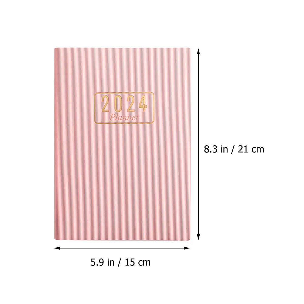 1Set Yearly Schedule Notepad Study Planner Weekly Calendar Plan Pad to Do List Organizer 2024 Efficient Academic Planner