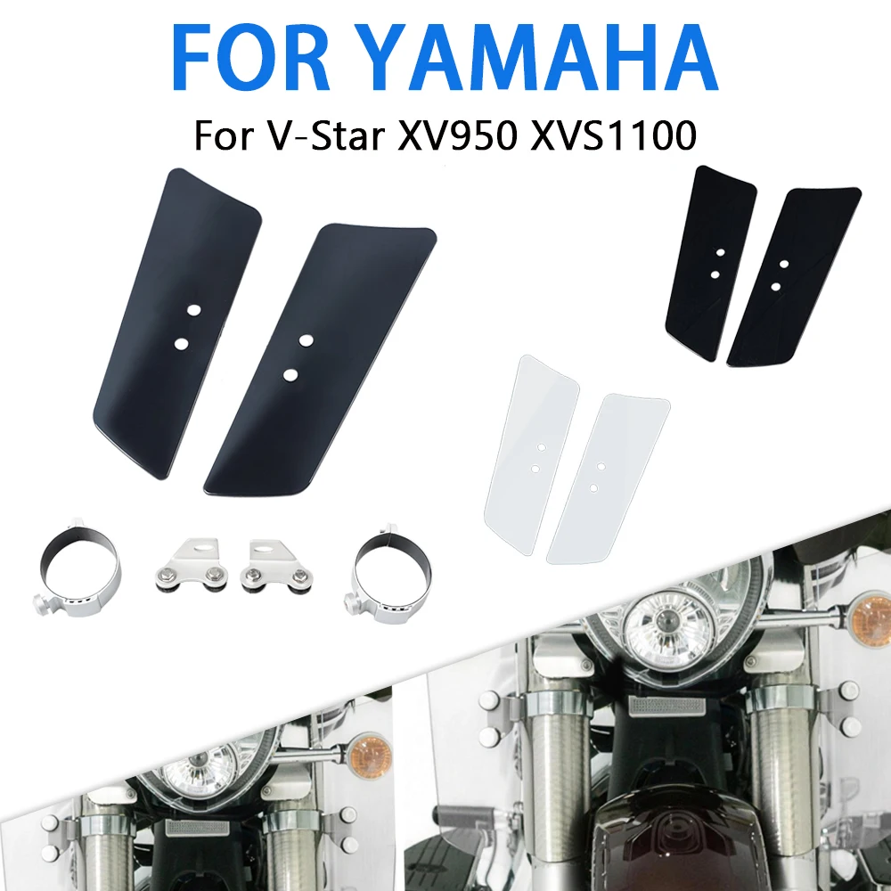 

Universal Clear Fork Wind Deflectors Motorcycle Accessories Fit For Suzuki For Yamaha For Kawasaki For Honda