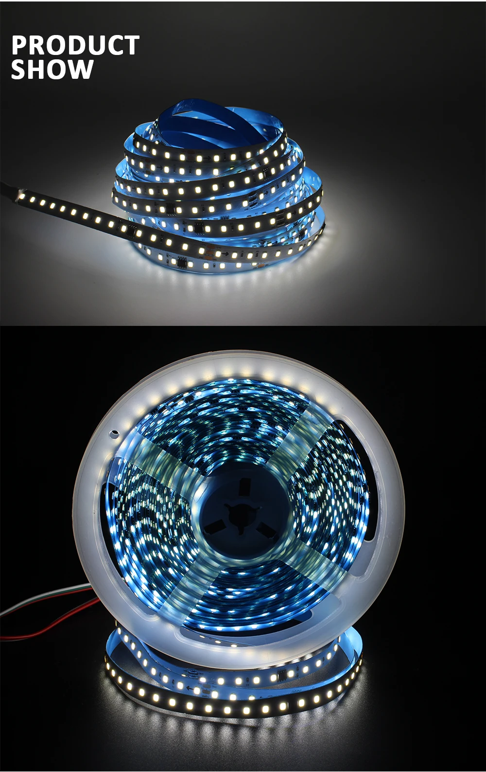 DC24V 10M WS2811 Horse Race LED Strip 2835 120Led/m Running Water Flowing Light with Wireless Controller Cool Natural Warm White