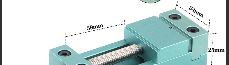 TMYLOKU Präzisions-Mini-Schraubstock-Graviermaschine, CNC-Bohrmaschine, kleiner Schweißtisch, komplett aus Aluminium, manuelle Tischklemme – Detail 18