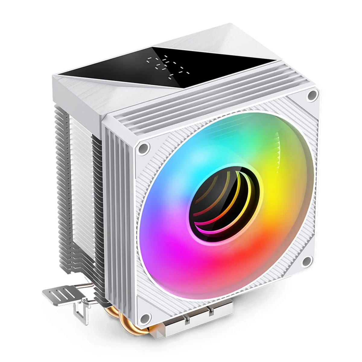 A71P KF200 CPU Cooler ARGB Quiet Fan 2 Heat Pipes Air Radiator for FM1/FM2/AM2/AM3/AM4/AM5 PC Processor Heatsink Cooler