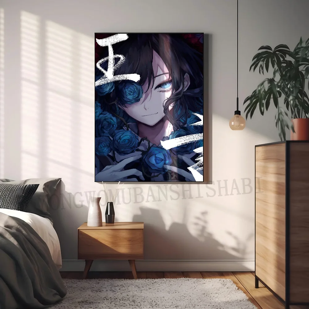 ملصق Ado Anime فني ذاتي اللصق مقاوم للماء ملصق ورقي للمقهى وبار ديكور جدران الغرفة #5