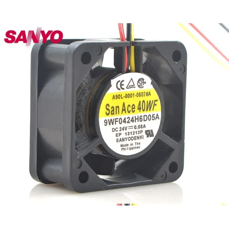 

9WF0424H6D05 4020 40mm 4cm DC 24V 0.08A 3-P axial cooling fan waterproof