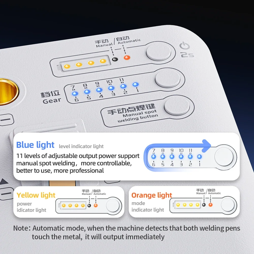 QianLi معكرون 2S ماكينة لحام نقطي محمولة آيفون 13/14 سلسلة بطارية فليكس أداة إصلاح لحام أوتوماتيكية/مانوا #3