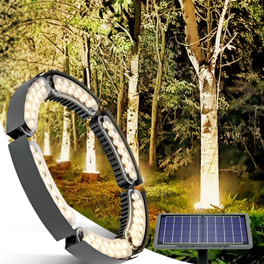 Solar Tree Hugging Light DC24V Outdoor Waterproof LED Landscape Decoration Can Ring Tree Lighting