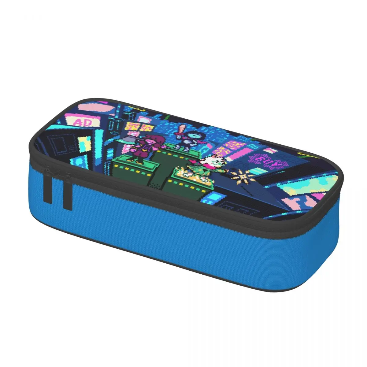 

Game Deltarune Kris Ralsei Susie Pencil Case Pencil Pouch Pen for Student Large Storage Bag Students School Zipper Accessories