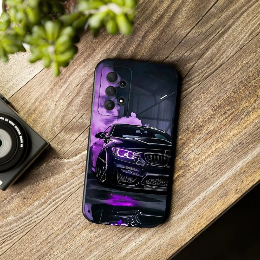 Black White for B-BMW  Phone Case  For Samsung Galaxy A13,A21s,A22,A31,A32,A52,A53,A71,A80, Soft Black Cover