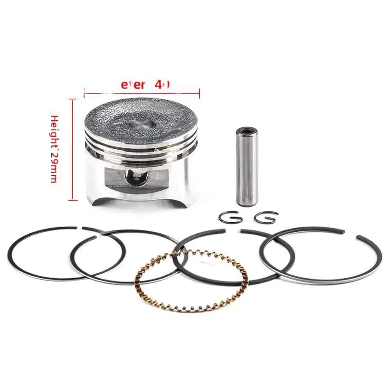 잔디 깎는 기계, 헤지 트리머, 브러시 커터, 4행정 140 프리미엄 피스톤 링 세트, 피스톤 직경 40mm 액세서리용