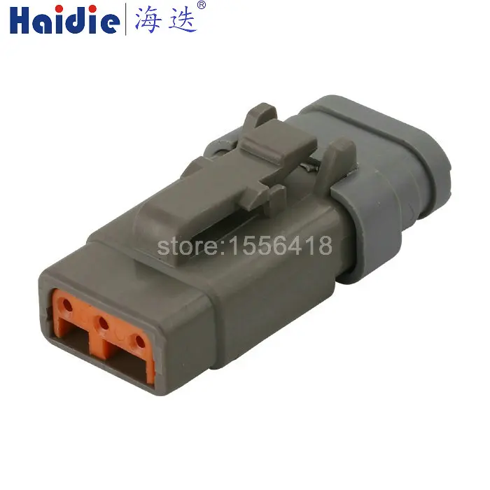 

1-20 sets 3pin auto wire harness housing plug waterproof electric female connector DTM06-3S-E007