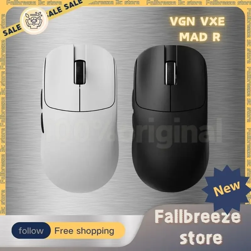 

New VXE Mad R Major Mouse Wireless Mad R Mouse Esports Gaming Mouse Paw3395 Lightweight Mice Pc Gamer Mouses Accessories Gifts