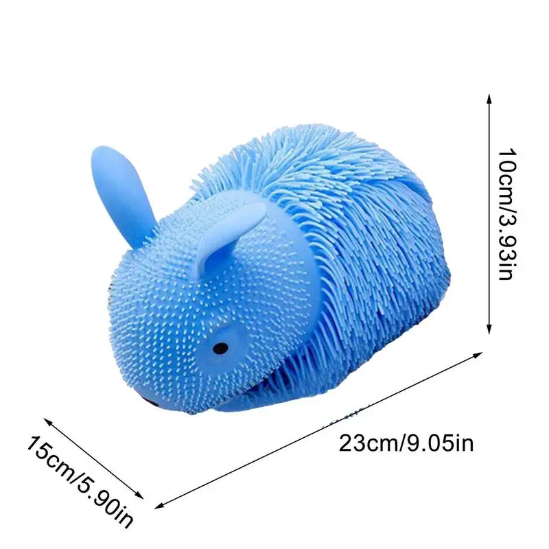 Stress Toys For Kids Hairball Dog Stress Toy TPR Kids Stress Pull Toy Soft Vent Family Desk Accessories Fun