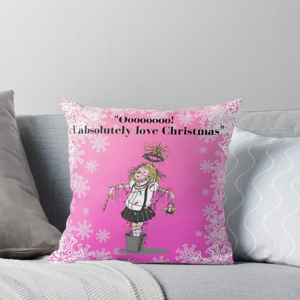 

Eloise at Christmas Throw Pillow Pillow Case Sofas Covers sleeping pillows Pillow Decor