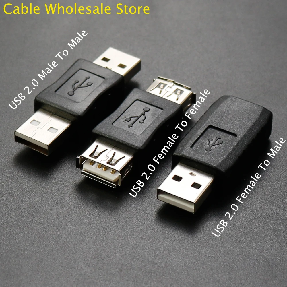 

USB 2.0 Male To Male And Female To Male Printer Print Converter Adapter Plug USB Port Retail USB 2.0 Female To Female Adapter