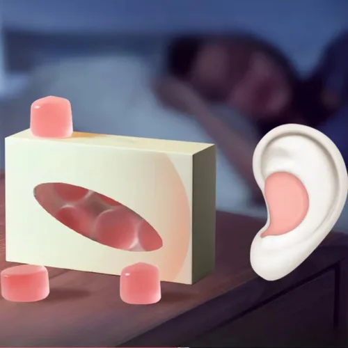 Tapones para los oídos de cera para dormir, 6 uds., tapones para los oídos de cera de silicona para dormir, tapones para los oídos de Gel para nadar, tapones para los oídos reutilizables con cancelación de ruido de 27dB