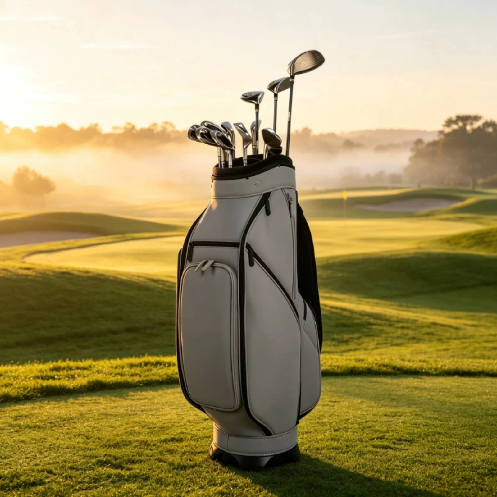 Golf Stand Bag Portable Golf Carry Bag Reinforced Water-Resistant for Golfers, Driving Range