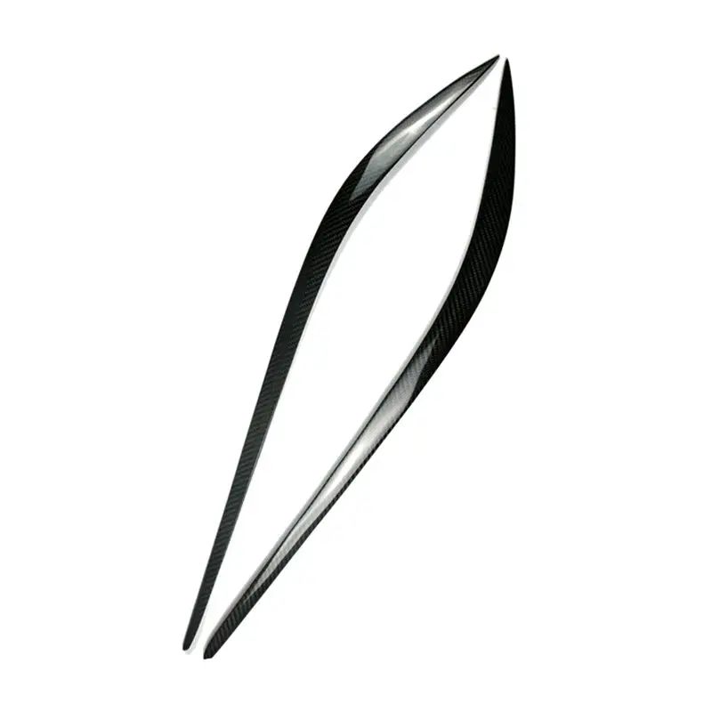 AEF2-For Alfa Romeo Giulia 2015-2024 Real Carbon Fiber Headlight Eyebrows Eyelids Cover
