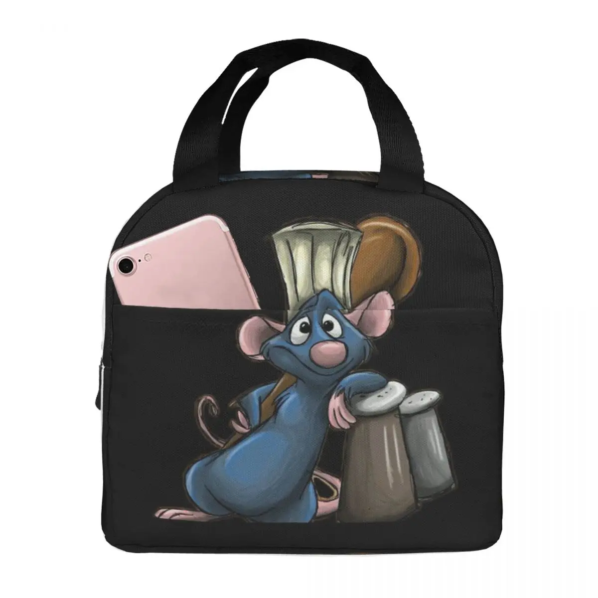 

Сумки для обеда Remy Ratatouille, изолированная коробка для бенто, портативная сумка для обеда, герметичные сумки для пикника, термосумка-холодильник для женщин, путешествия