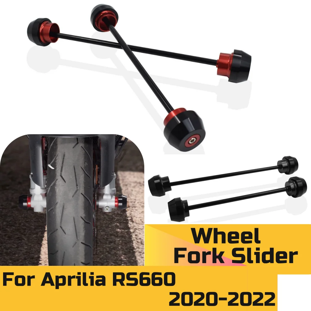 RS660 Front Rear Axle Wheel Protector Fork Crash Slider For Aprilia RS 660 2020 2021 2022 Motorcycle Wheel Falling Accessories