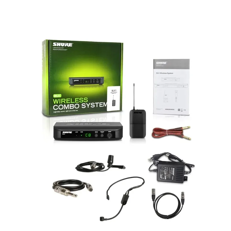 Shure BLX14 Wireless System Microphone for Live Performances for Multiple Scenarios Professional Wireless Microphone BLX14/PGA31