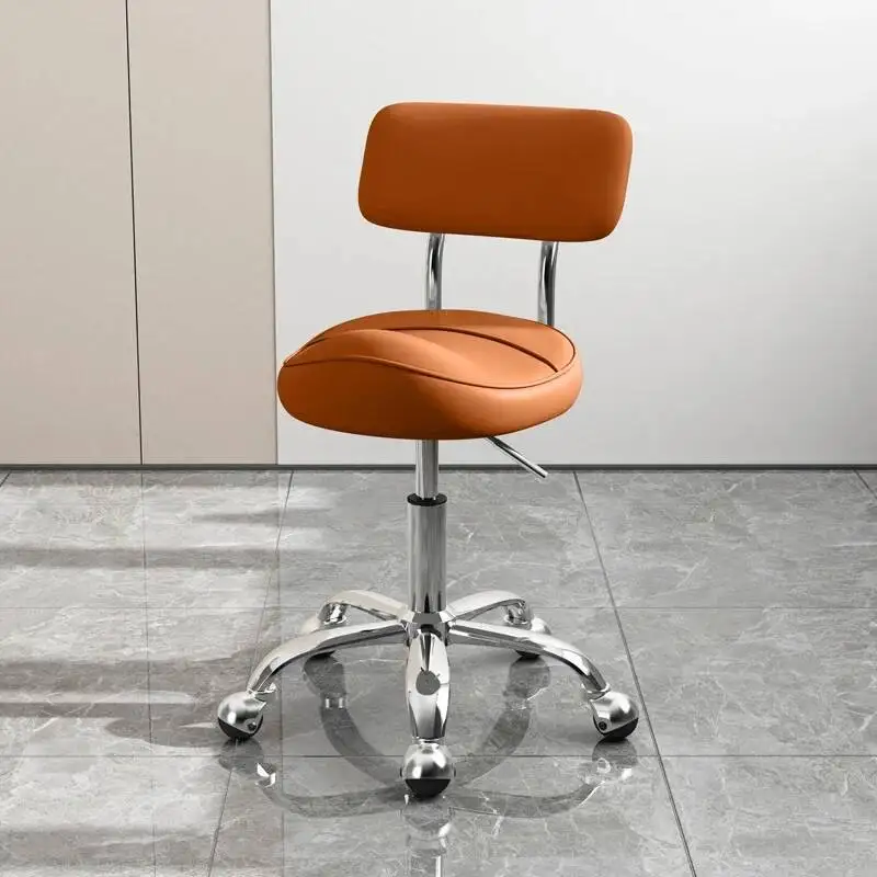 

Trendy Rotate Modern Barber Luxury Chair Comfortable Design Simple Esthetics Chair Glamour Silla Barbero Commercial Furniture