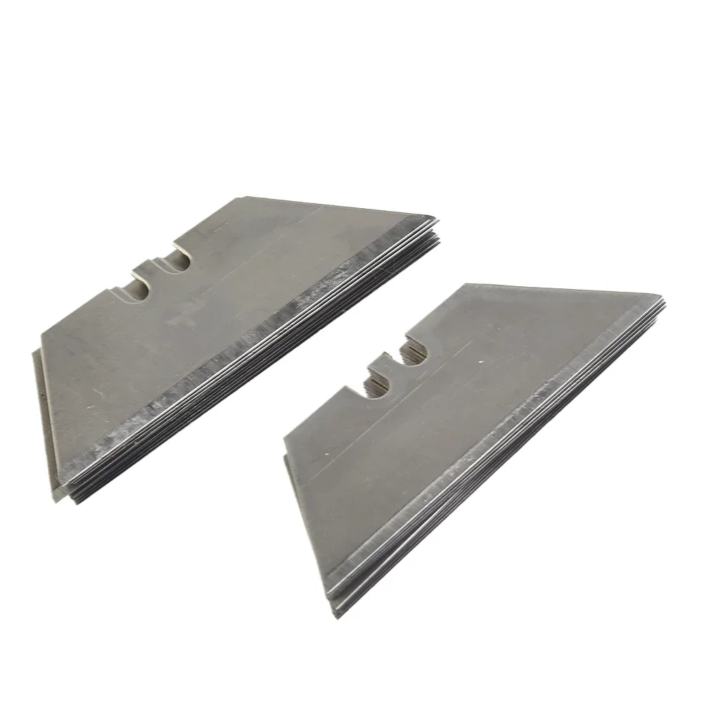 Imagem -05 - Lâminas de Faca Especial Trapezoidal Material de Aço Faca Utilitária Lâminas Trapezoidais Faça Você Mesmo Arte Artesanato Lâmina de Corte Ferramenta Manual 30 20 10 Peças