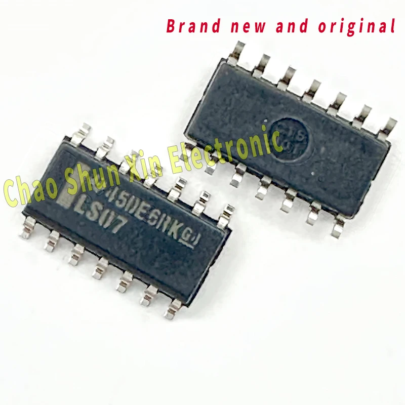 Csx (10Pcs) Sn74Ls07Dr Sop14 Brand New Original, Stock, Electronic Components